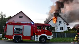 POŻAR DOMU W SIENIAWCE