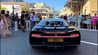 BUGATTI CHIRON SPORT Hypercar Spotting Leaving Hotel De Paris @emmansvlogfr