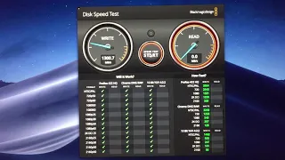 MacBook Pro (15-inch, 2017) Blackmagic Disk Speed Test Benchmark