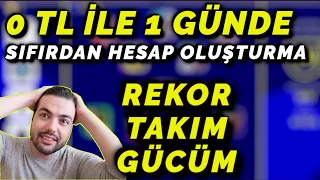 0 TL İLE 1 GÜNDE HARİKA KADRO 🔥 KOLEKTİF GÜÇ REKORUMU KIRDIM 😲 SADECE 24 SAATTE SIFIRDAN KADRO