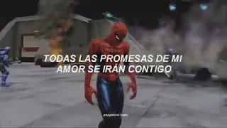 Porqué te vas con fondo de Spiderman Triste    Jeanette   Porqué te vas