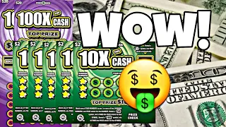 Best in Maryland! Md Lottery 100X The Cash and 10X the Cash Scratch Off Tickets #lottery