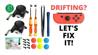 How to Fix Right Joycon Drift Step by Step with a $11 Amazon Analog Joystick Kit (tools included)