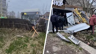 В Перми киоски с вейпами сносят автобусами. Real Video