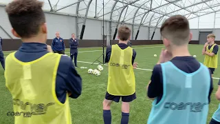 Dundee FC 25 9 2021 with Gordon Craig Coerver Scotland & Portugal Director