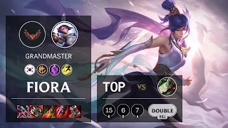 Fiora Top vs Riven - KR Grandmaster Patch 12.3