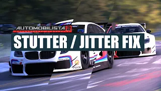 Automobilista 2 - Stutter And Frame Rate Issue Fix