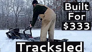 Homemade Track Sled Built For Under $350