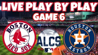 Boston Red Sox vs Houston Astros ALCS Game 6 Live Play By Play And Reactions #Dirtywater #RedSox