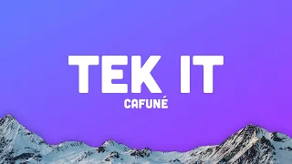 Cafuné - Tek It (Lyrics) | i watch the moon let it run my mood tiktok