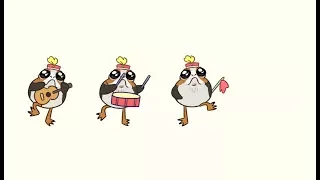 Cute Porg Parade - ポルギュパレード (MitchiriNeko March Star Wars Animation)