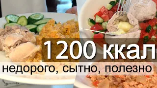 1200 ккал в день ПРИМЕР ПИТАНИЯ / Идеально рассчитанное МЕНЮ НА ВЕСЬ ДЕНЬ /