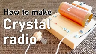 The best way to receive radio waves from an outlet. How to make a crystal radio | Tech NAKATA