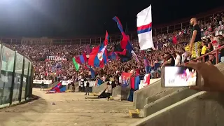 Catania-Siena curva Nord in azione