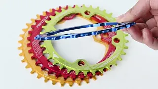 Bicycle Crank 104BCD Bike Chainring 32T/34T/36T/38T Round Mountain Bike Single Plate