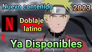 Ya Disponible en Netflix con Doblaje latino nuevo contenido de Naruto shippuden y Naruto clásico 🔥🍜🍥