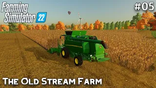 Fertilizing. Harvesting CORN #5 🔹️The Old Stream Farm🔹️Farming Simulator 22🔹️Timelapse