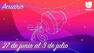 Acuario - Horóscopo semanal del 27 de junio al 3 de julio | Univision Horóscopos