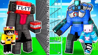 MEGA TNT MAN VS WATER SPEAKER MAN | Minecraft