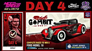 NFS NO LIMITS | DAY 4 - WINNING + TIPS - FORD MODEL 18 | REBEL'S GAMBIT EVENT