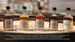Adelphi & Ardnamurchan Online Tasting with Royal Mile Whiskies
