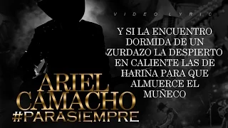 (LETRA) ¨LAS 4 DE LA MAÑANA¨ - Ariel Camacho Y Los Plebes del Rancho (Lyric Video)