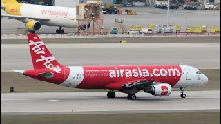 AirAsia Airbus A320 [HKG ✈ DMK] take off from Hong Kong Airport (March 18, 2024)