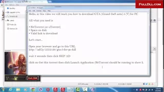 How to download GTA 5 (V) for PC FULL VERSION torrent