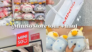 SHOP W ME AT MINISO 🧸|| store tour + mini haul 🎀🫧