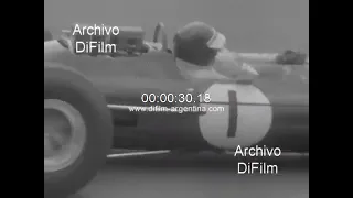 Jim Clark Wins Formula One British Grand Prix 1964 ARCHIVE FOOTAGE