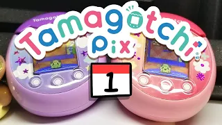 They're gate keeping my fingers!! (Tamagotchi Pix, Day 1)
