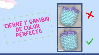 COMO HACER CAMBIO DE COLOR PERFECTO/ AMIGURUMIS