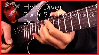 Holy Diver Guitar Solo Performance - Dio