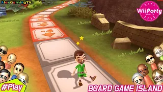 Wii party Board Game Island gameplay (Master CPU) Player Erma Niza vs Tyrone vs Hiromasa vs Takumi