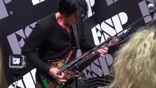 George Lynch Demo at ESP booth at NAMM 2017~PART 1