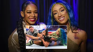 Bianca Belair and Sasha Banks react to WrestleMania 37 main event match: WWE Playback