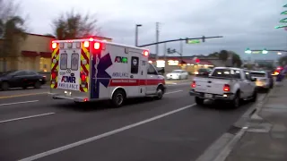 AMR Ambulance 215 Emergency Transporting