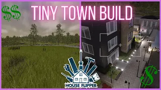 Building a Cozy Tiny Town  - House Flipper Farm DLC Speed build