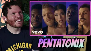 This is GORGEOUS! | First time hearing PENTATONIX Reaction Pure Imagination/Christmas Time is Here