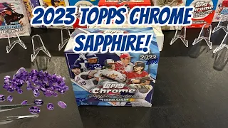 2023 Topps Chrome Sapphire Rip! SHORTED A PARALLEL?!