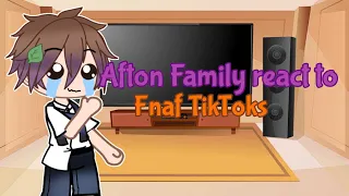 Afton Family reacts to Fnaf TikToks || part two || mxchi_swirl