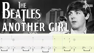 The Beatles - Another girl (Bass + Drum Tabs) By Paul McCartney & Ringo Starr