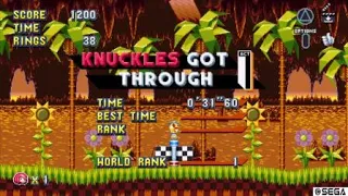 [WR] Sonic Mania - Encore GHZ 1 Speedrun - 0:31.60 w/Knuckles