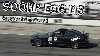 Sequential 6speed 900HP BMW M3 | 170mph Roll Racing |