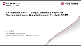 Microplastics Part 1: A Solution for Characterization and Quantitation using Pyrolysis GC-MS