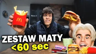 Jem ZESTAW MATY z McDonald’s na czas! Poniżej minuty