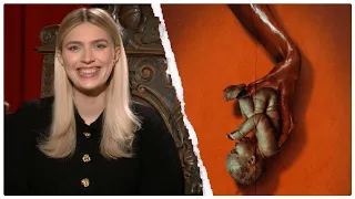 THE FIRST OMEN Interview | Nell Tiger Free Talks Damien and New Horror Prequel