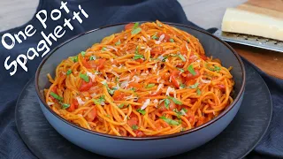 Alles aus einer Pfanne, One Pot Spaghetti