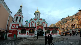 Колокольный звон в Казанском соборе на Красной площади