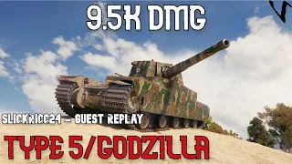 Type 5 Heavy - 9.5K Damage: Guest Replay - SlickRicc24: WoT Console - World of Tanks Console